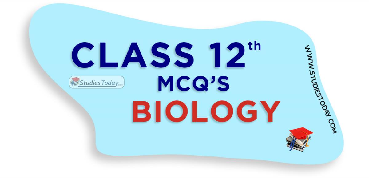 Mcq Class 12 Biology With Answers Pdf Download